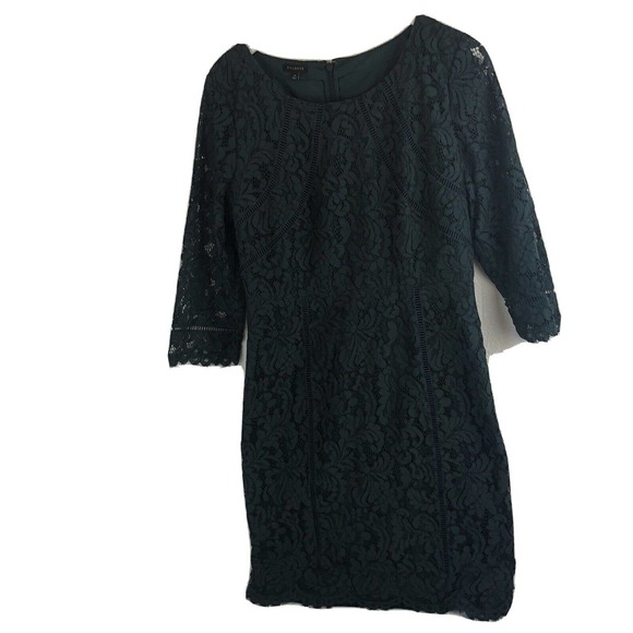 Talbots Dresses & Skirts - Talbots green lace dress fully lined flattering size 10.